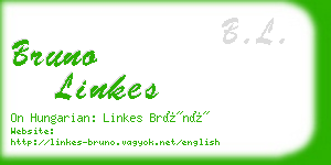 bruno linkes business card